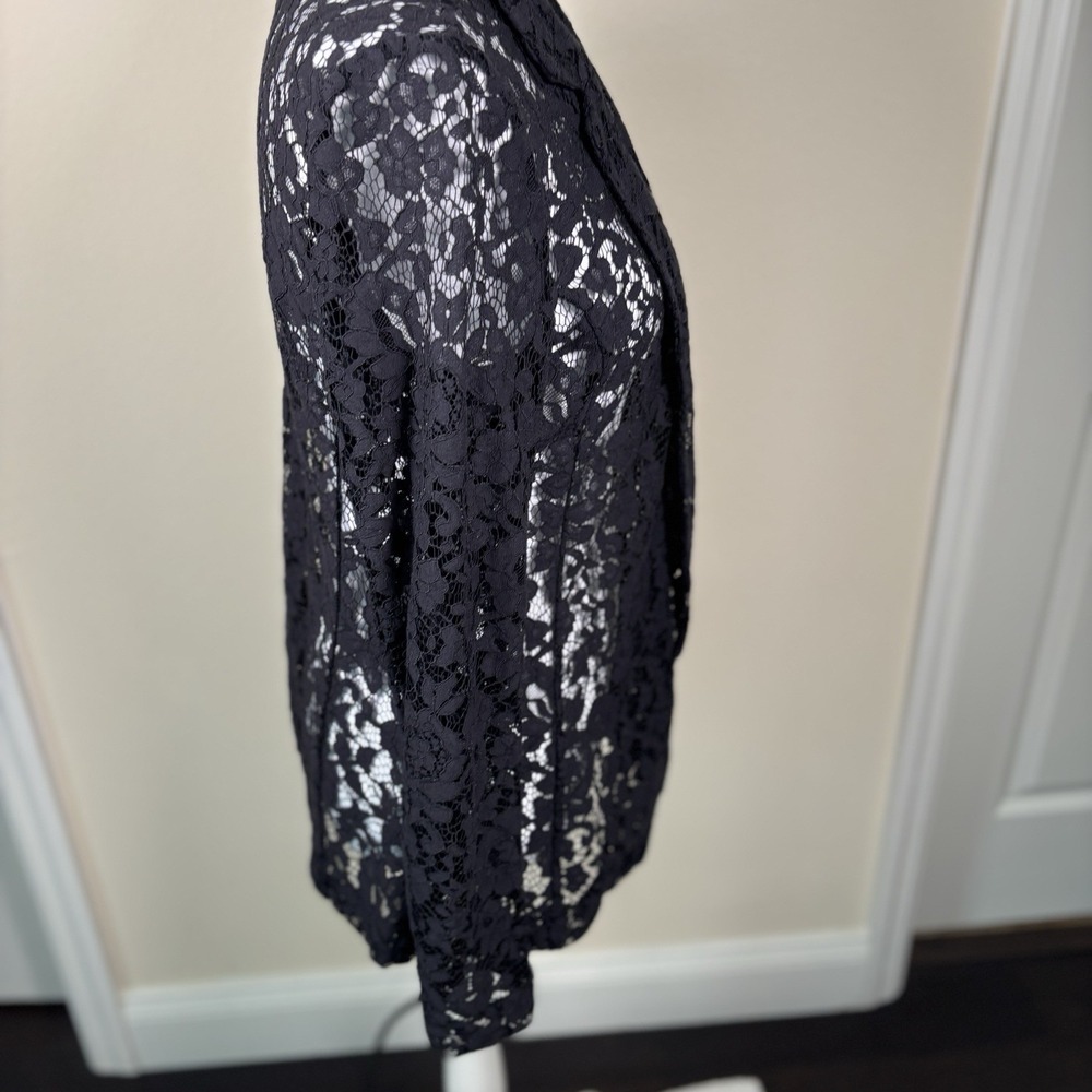 Apt 9 Black Lace Women's Topper Classy Whims Goth Gypsy Fairy Grunge - Picture 6 of 13